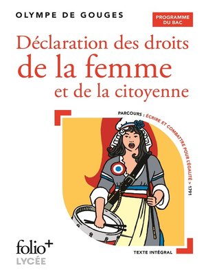 cover image of Déclaration des droits de la femme et de la citoyenne--BAC 2025
